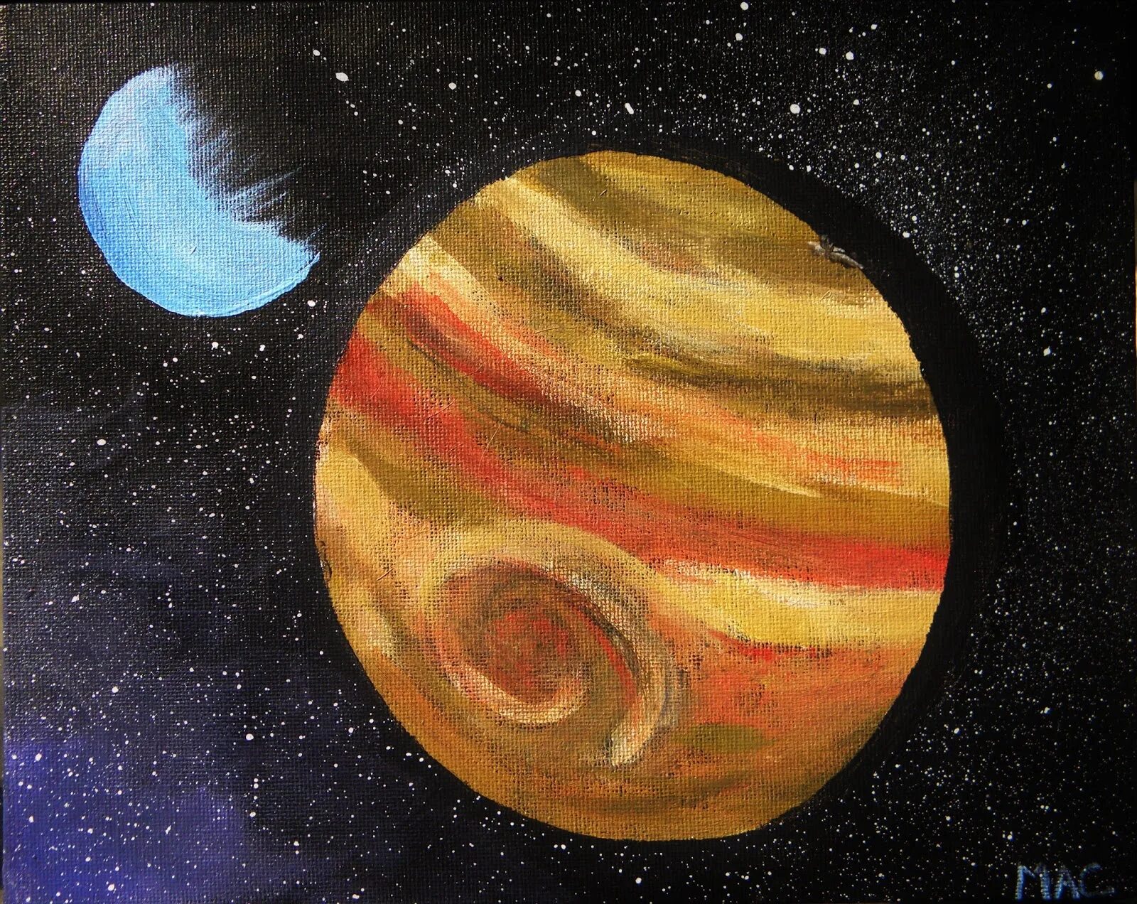Каким цветом раскрасить планеты. Планеты солнечной Сатурн Меркурий. Космос гуашью. Юпитер Планета красками. Юпитер рисунок красками.