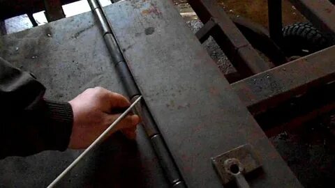 Как приварить круглые петли