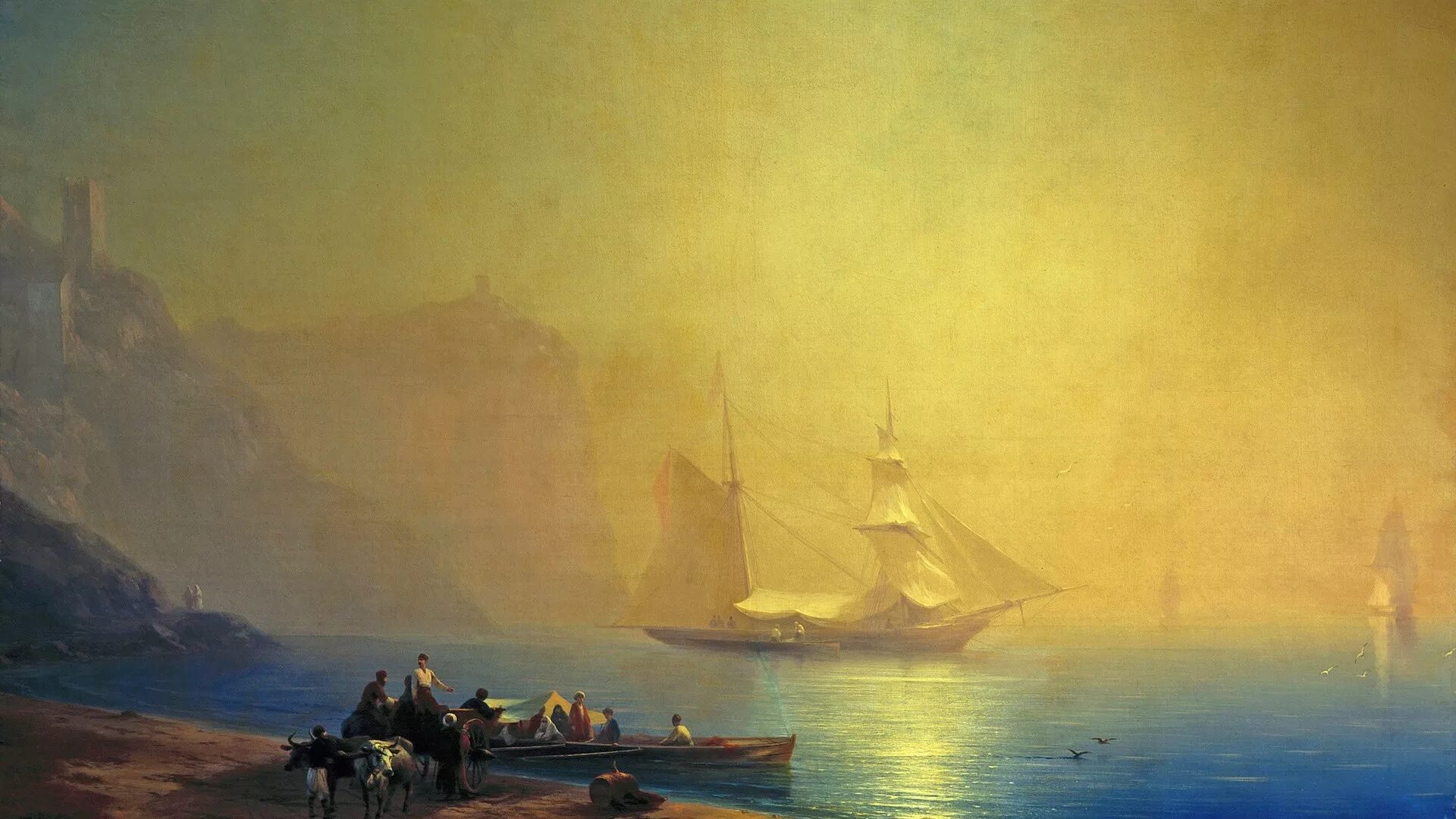 Айвазовский картины оригинал. Айвазовский иван константинович, 1864 год - море. иван константинович айвазовский 9 вал. и.айвазовский. утро на морском берегу. судак. 1856г.. иван айвазовский утро на море.
