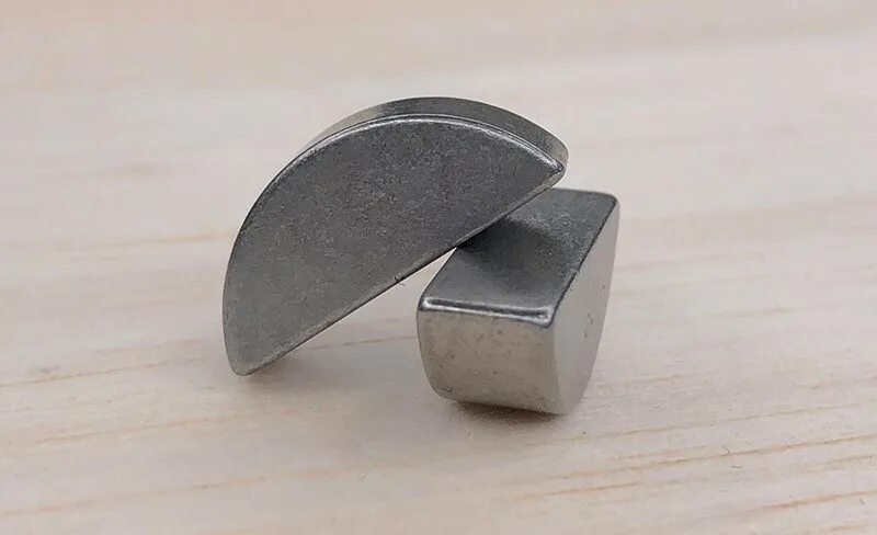 Сегментная шпонка. Шпонка вудруфа. 32. Шпонка сегментная 3х9 pws125-c6/ 5. Шпонка 4х5х13.