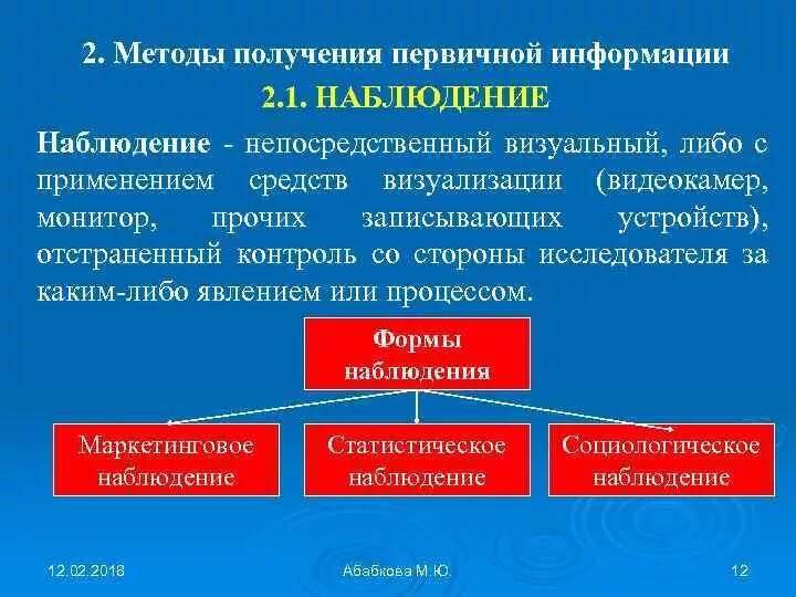 Новые способы получения информации. Метод наблюдения как способ получения информации. Методы наблюдения в получении новой информации. Методы получения новой информации. Методы получения первичной информации.