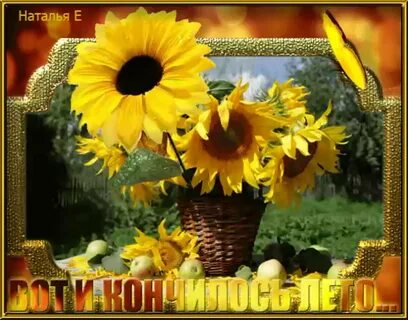 Доброе утро последний дни лета