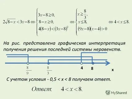 Калькулятор неравенств с дробями