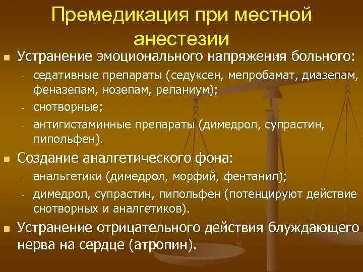 Премедикация наркоза