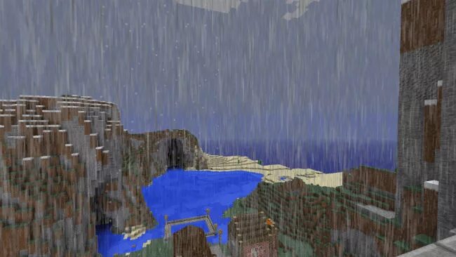 Rain minecraft. Дождь в МАЙНКРАФТЕ. Реалистичные текстуры для майнкрафт. Реалистичный дождь в майнкрафт. Ливень в МАЙНКРАФТЕ.