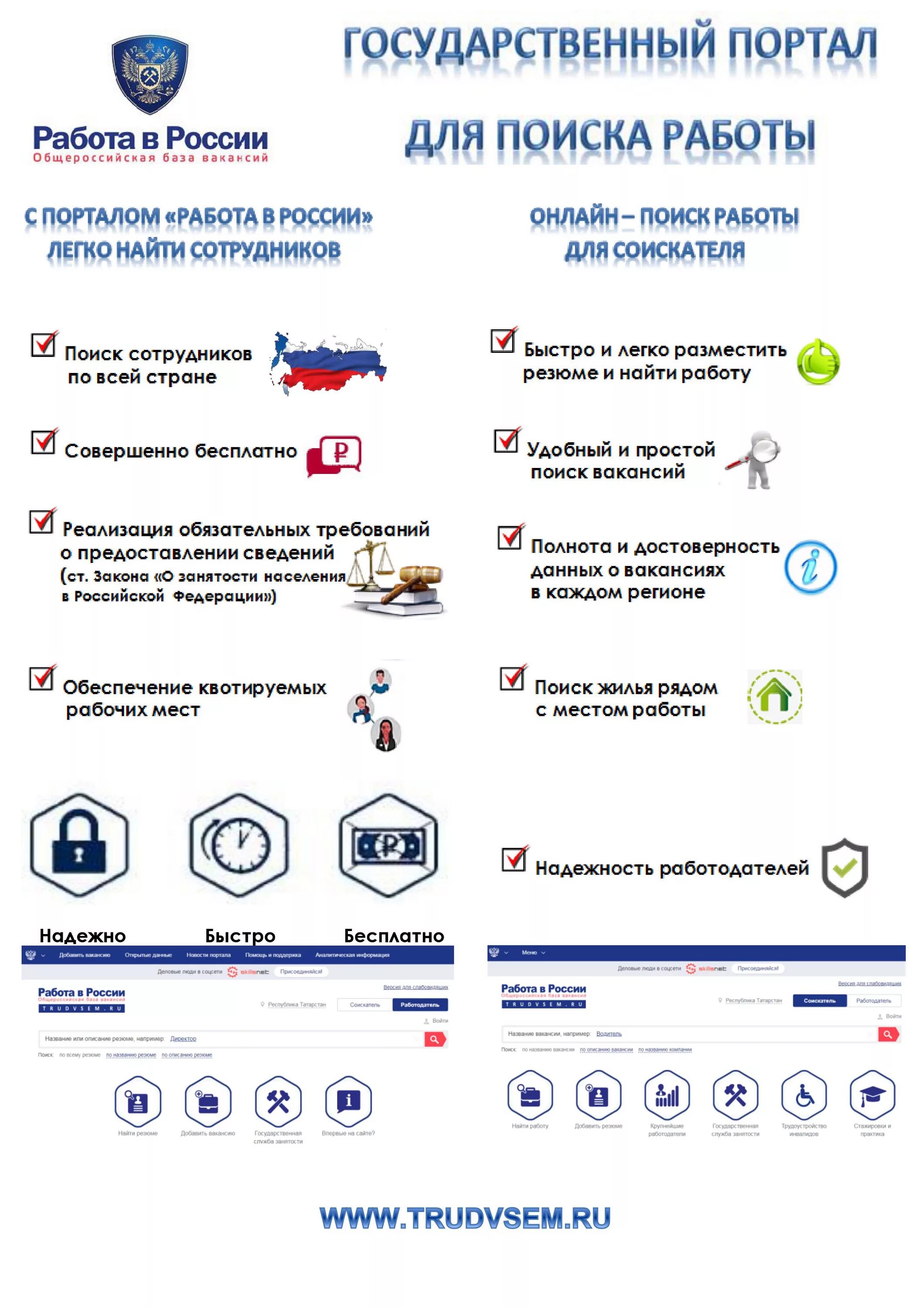 Https trudvsem ru vacancy. Работа России. Портал работа в России. Вакансии работа в России. Буклет портал работа в России.