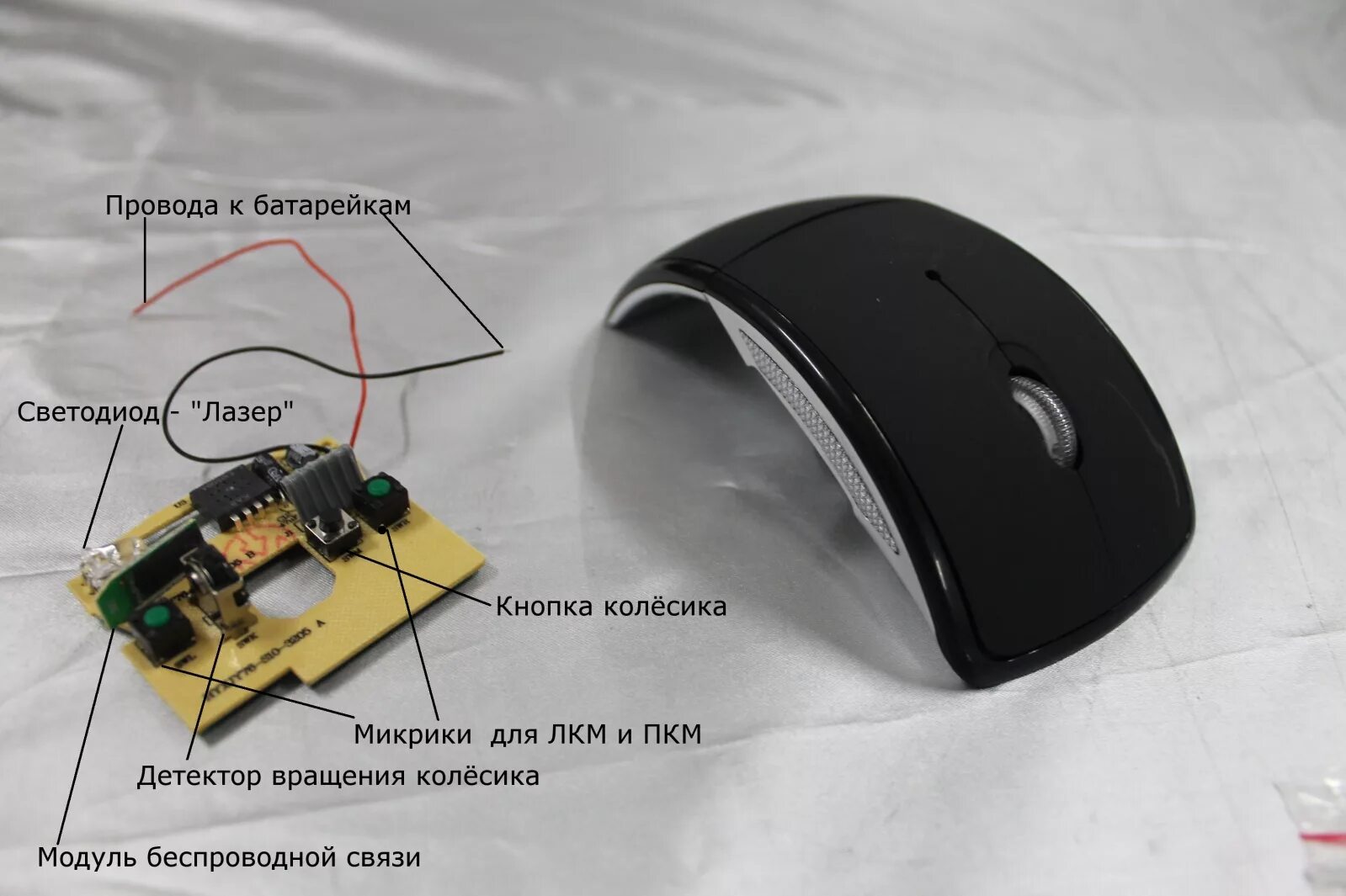 Из чего состоит компьютерная мышь