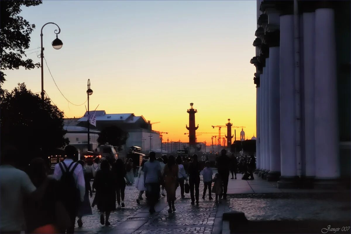 Palace Bridge and Peter and Paul Fortress. Photo: mokhnachewa Санкт-Петербург - 