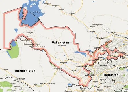 Сделать узбекскую карту