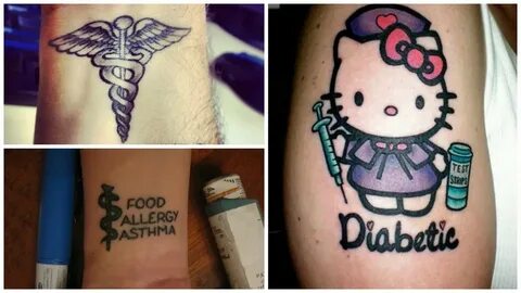 Медицинские Татуировки при заболеваниях