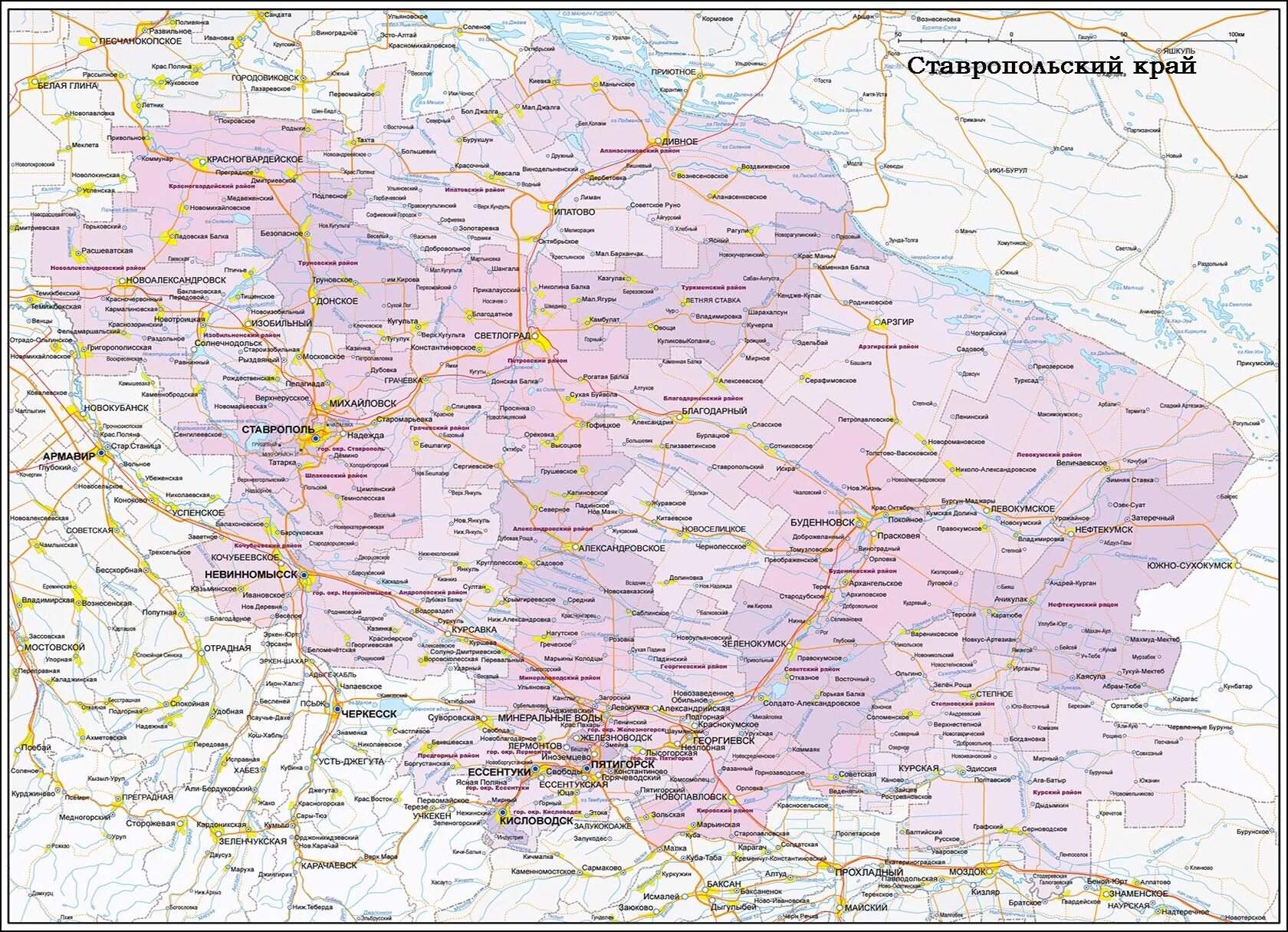 Карта ставрополь купить. Карта Ставропольского края с населенными пунктами. Карта Ставропольского края с городами подробная. Карта дорог Ставропольского края подробная. Карта Ставропольского края с городами и населенными.