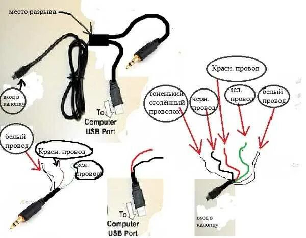 USB aux адаптер распиновка. Схема компьютерных колонок подключение проводов. Колонки к компьютеру с USB распиновка звук. Схема подключения проводов колонок.