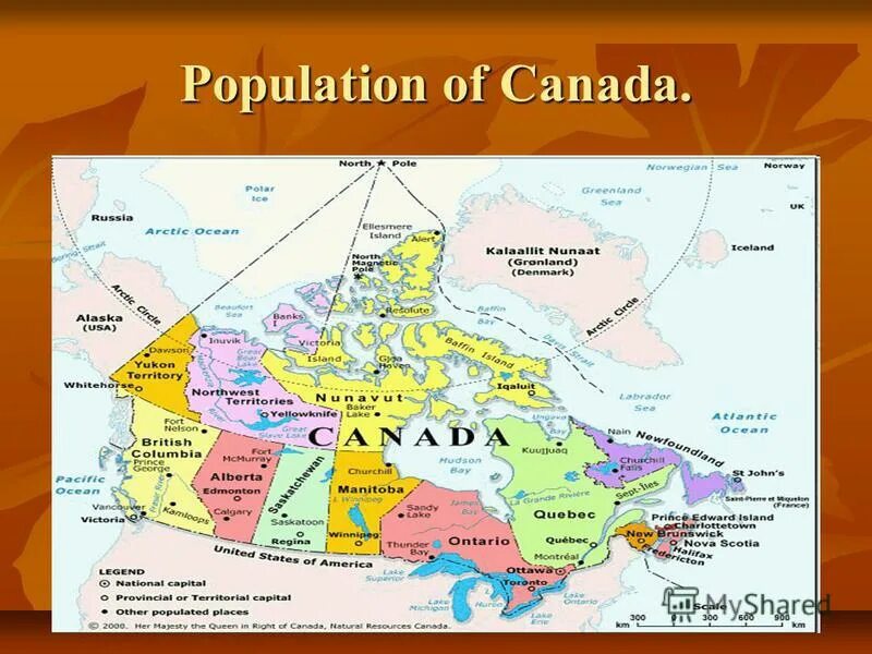 Расселение канады. Population of Canada. Популяция Канады. Population of great Britain. Канада известные города на карте.