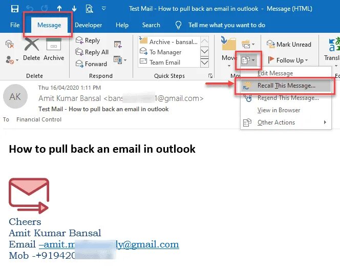 How do you email