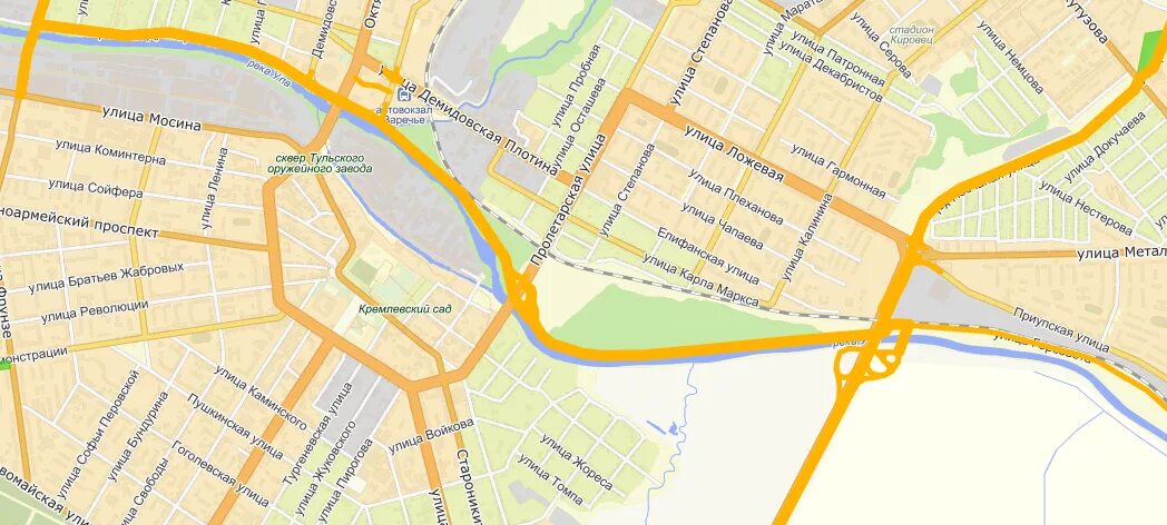 тула карта города с улицами. туристическая карта тулы. карта улица тульская. улица с односторонним движением в туле. тула план центра города.