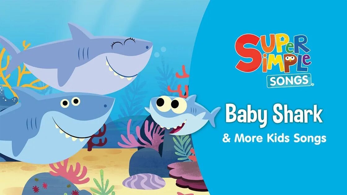 Super simple songs baby. Baby Shark. Baby Shark super simple. Поезд Baby Shark.