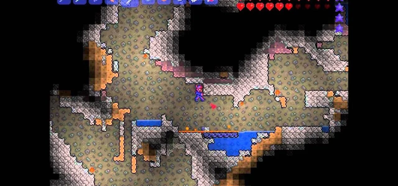 4. Как добыть обсидиан в террарии. Фарм обсидиана террария 1. Terraria обсидиан. Ферма обсидиана террария.