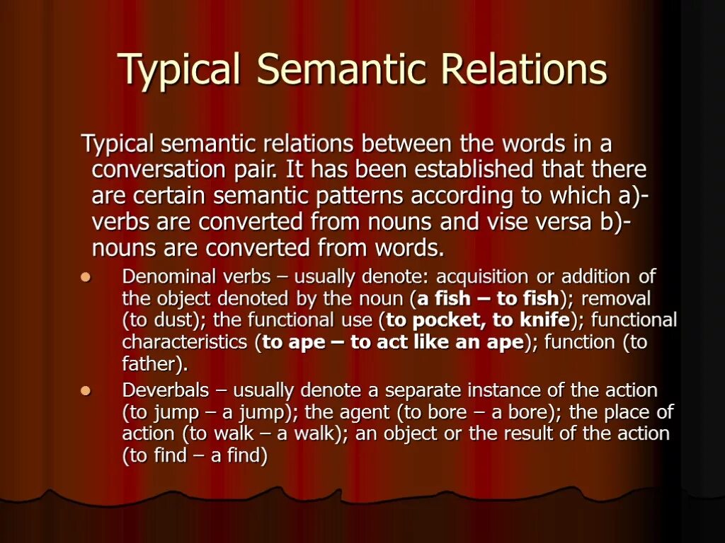 Relations between. Relations between