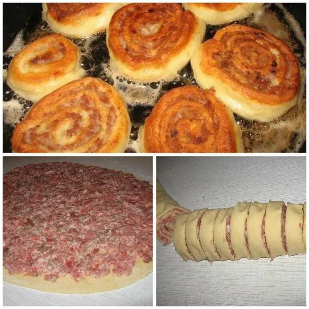 Пирог из слоеного теста на сковороде. Выпечка с фаршем на сковороде. шанежки с мясом. шанежки с мясом на сковороде. выпечка с фаршем в духовке из дрожжевого теста.