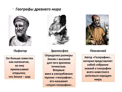 Назови черты сходства птолемея и эратосфена