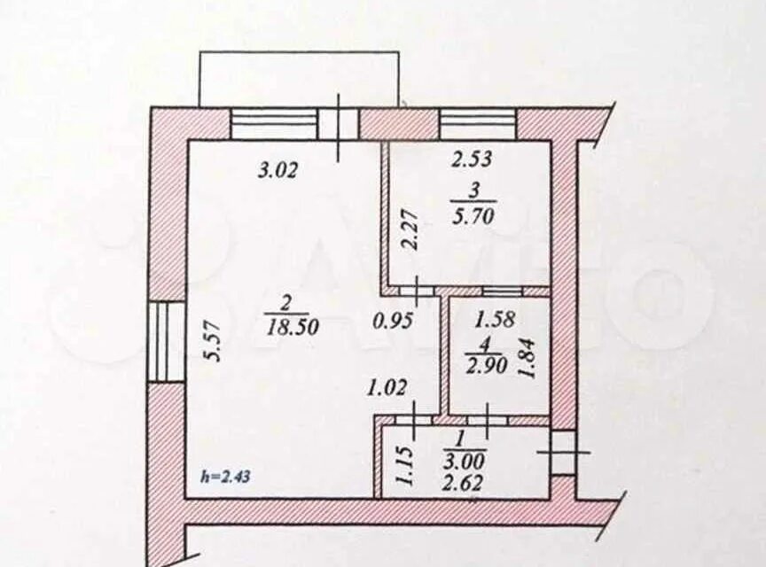 Купить 1-комнатную квартиру, 30.8 м² по адресу Челябинская область, Нагайбакский