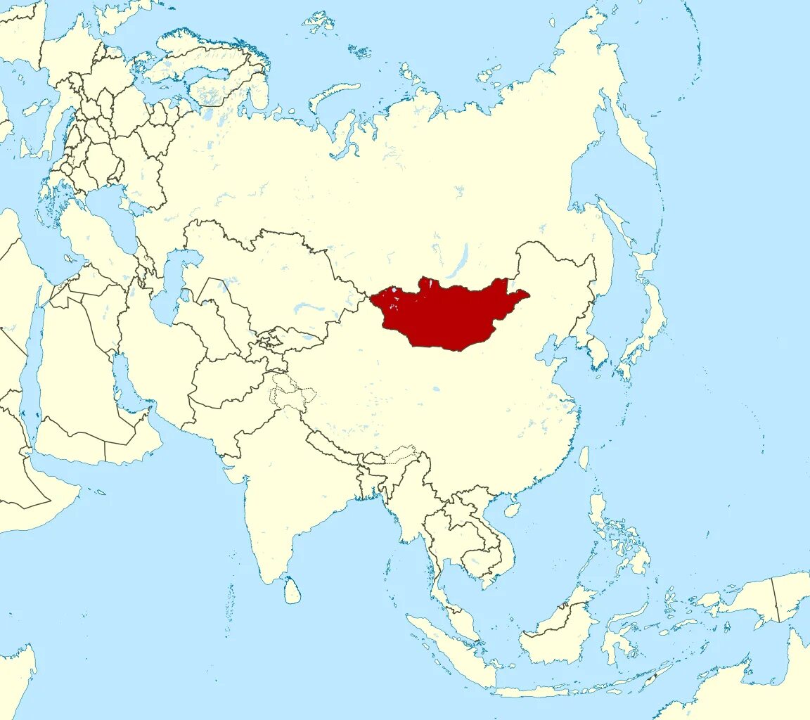 Площадь территории монголии. Расположение монголии на карте. монголия на карте 2025.