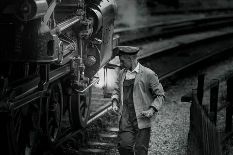 Train man