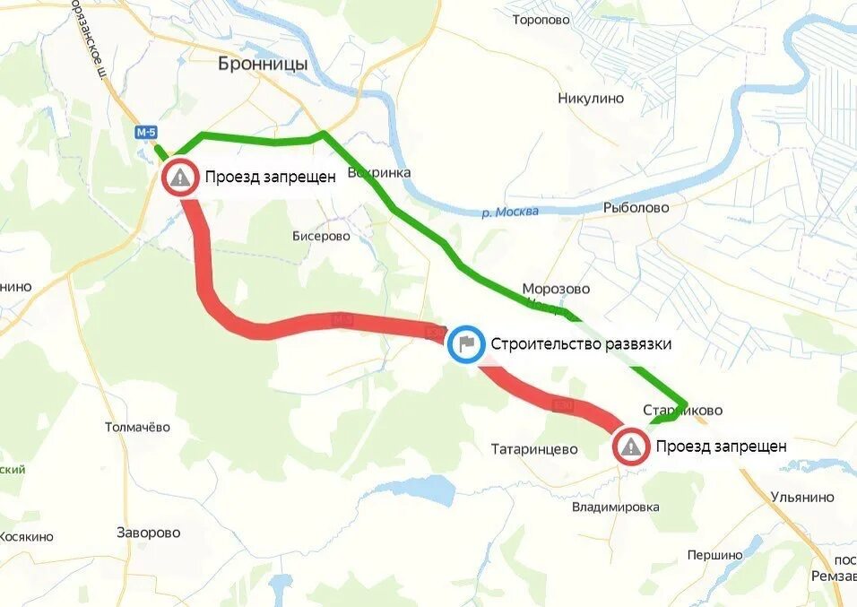 Трасса м5 Новорязанское шоссе на карте. Новорязанское шоссе м5 схема. Трасса Бронницы м5 Объездная. Новая трасса м5. М5 старниково