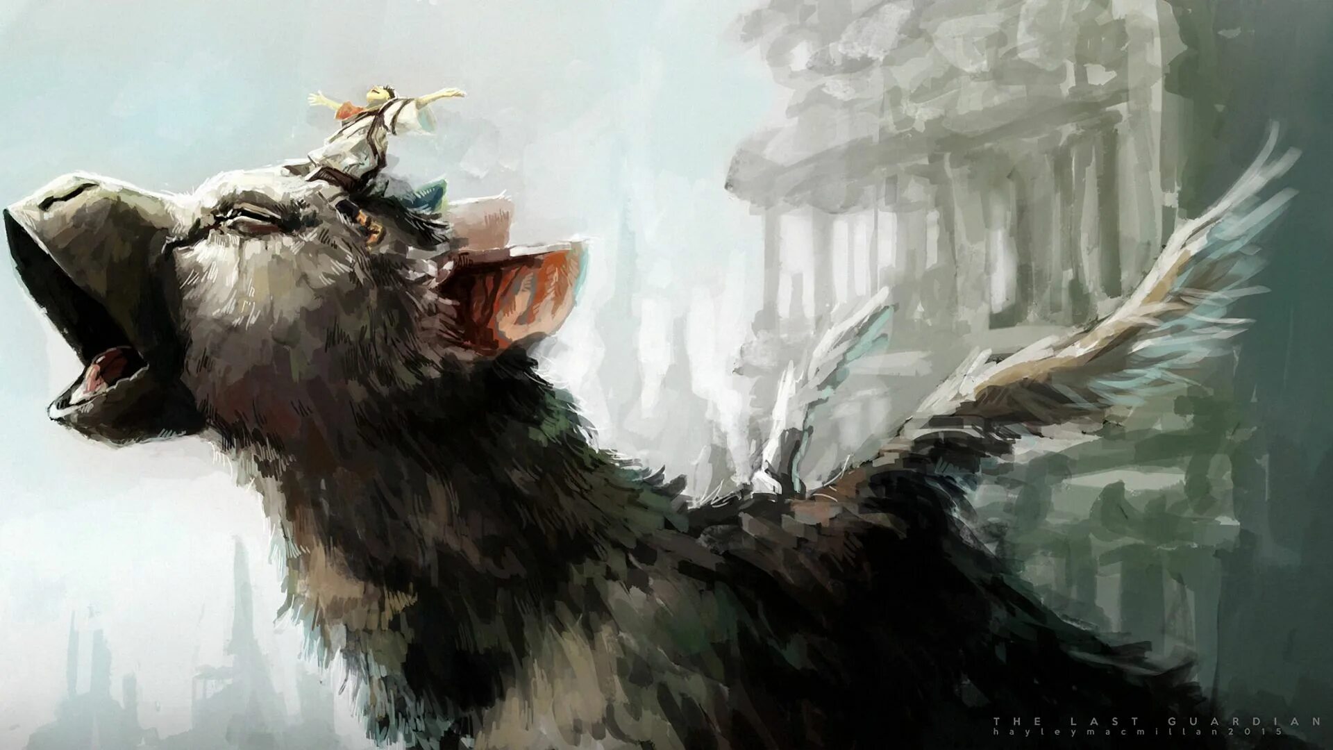 Зе ласт гардиан. Игра the last Guardian. Трико игра the last Guardian. Трико ласт Гардиан. The last Guardian арт.