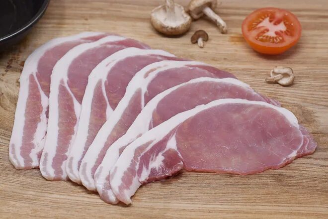 Органическая свинина. Back Bacon. Кубик бульонный свинина бекон. Round Bacon. Виды бекона