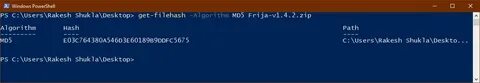Md5sum windows