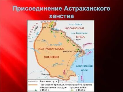 В каком году была присоединена астрахань