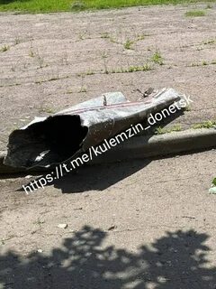 Сбитая ракета упала в курске