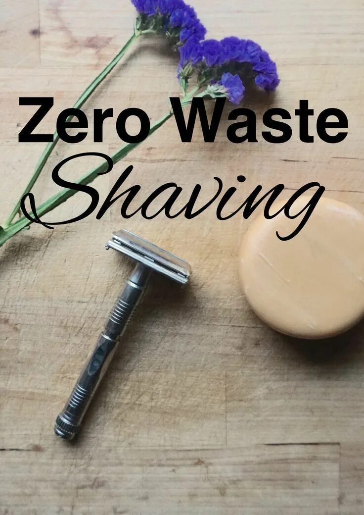 Going zero. Zero waste. бритва зеленая.