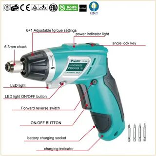 Cordless screwdriver