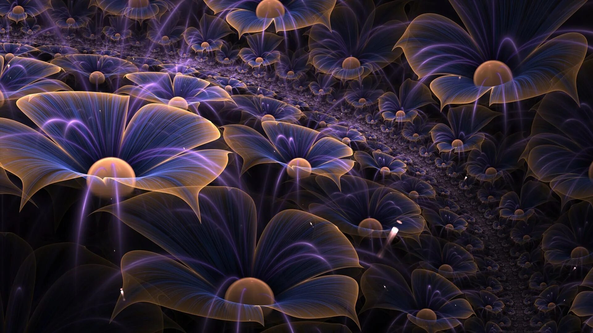 Красочная абстракция. Самые красивые абстракции. Фантастические цветы. 3d обои. Красивый 3d.