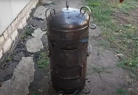 Печь под казан из газового баллона 50