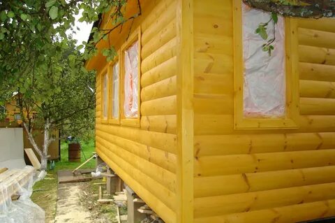 Обшить баню снаружи своими руками