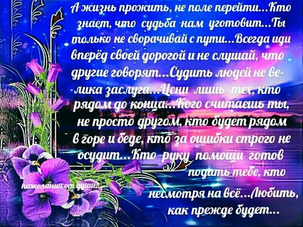 Жизнь прожить не поле перейти. Стихи жизненные открытка. Жить прожить не поле перейти стихи. Стихи о пройденной жизни.