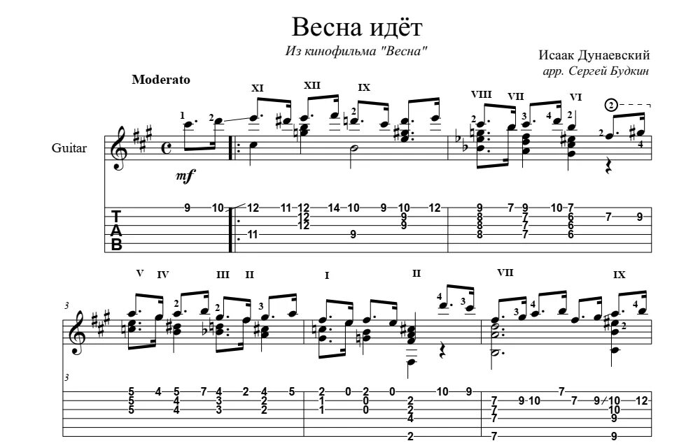 Ноты пой гитара. Нотные переложения для гитары. Журчат ручьи Дунаевский Ноты. Дунаевский Ноты.