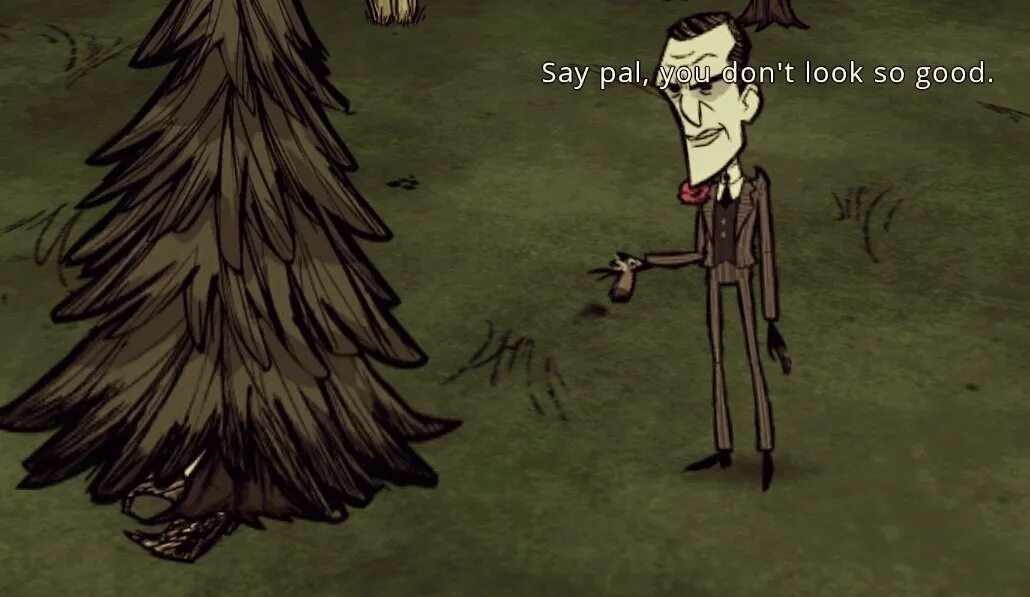 Don t appear. Don t Starve together мемы. Wilson don't Starve meme. Максвелл DST. Don't Starve together Maxwell.