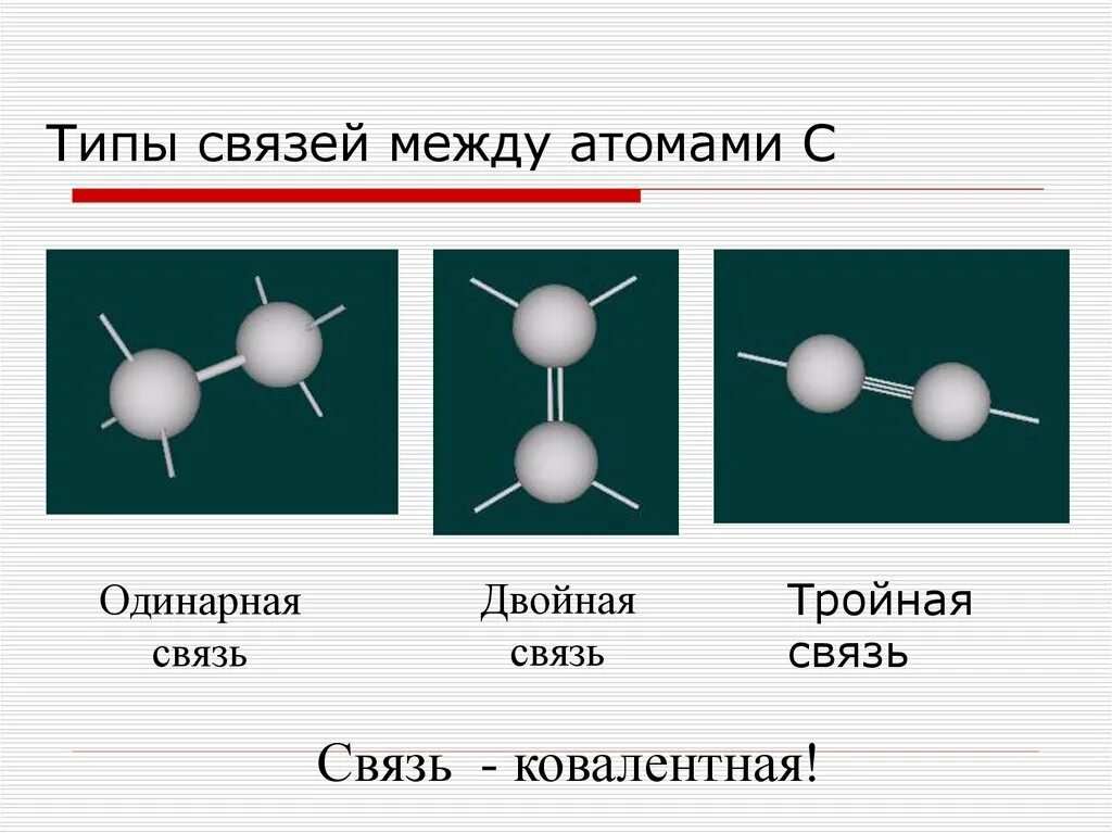 Как понять двойная или тройная связь между атомами. Одинарные двойные и тройные связи в химии. Виды связей между атомами. Двойная тройная связь в химии. Тройную связь содержат молекулы