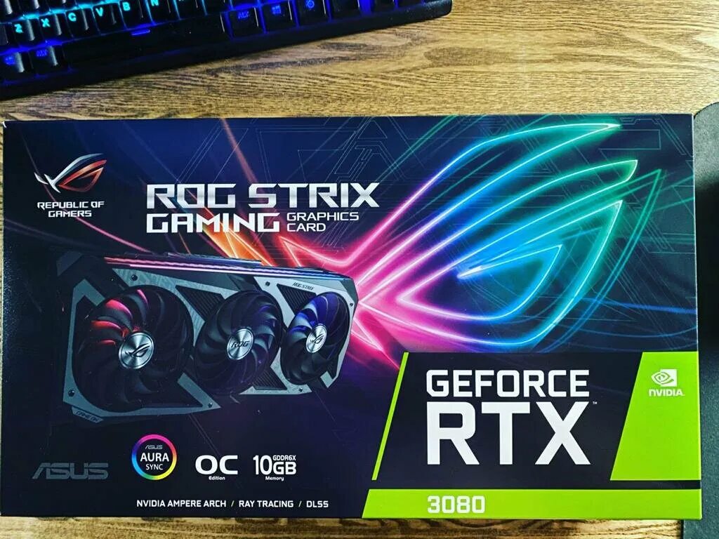 Rtx 3080 strix купить