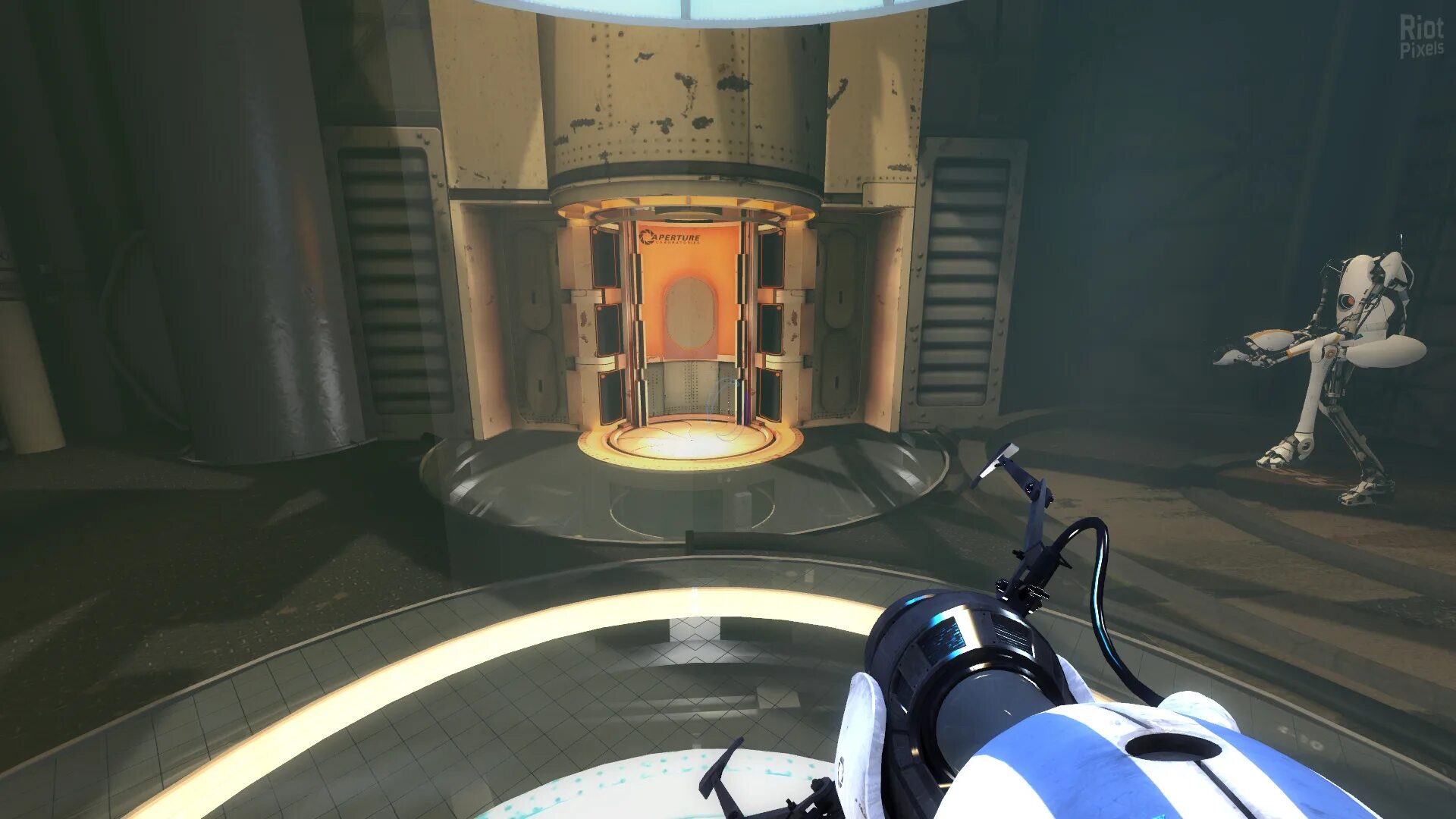 Портал 15 камера прохождение. Портал 2 первый уровень. Игра portal 2. Портал 2 art. Портал 2 камера 19.