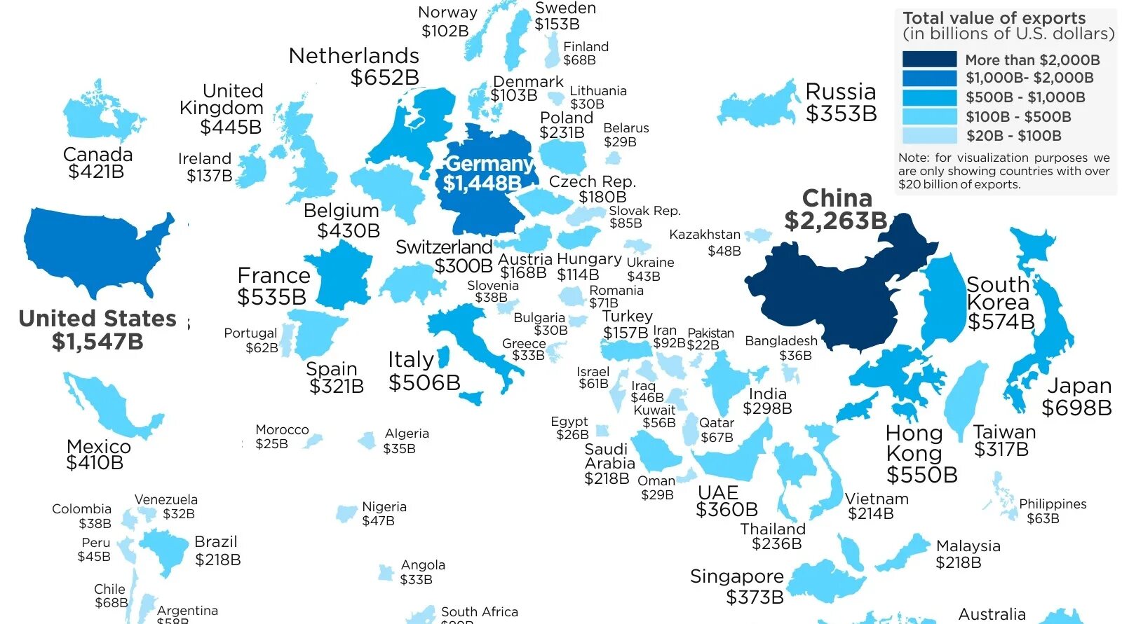 Making it the world s. Крупнейшие мировые экспортеры. Карта стран по экспорту. Крупнейшие мировые экспортеры и импортеры 2017.