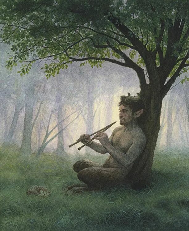 Пан гордился своей игрой на свирели. Пан фавн картина. фавн пан сатир. сатир фавн пан живопись. пан бог флейтист.