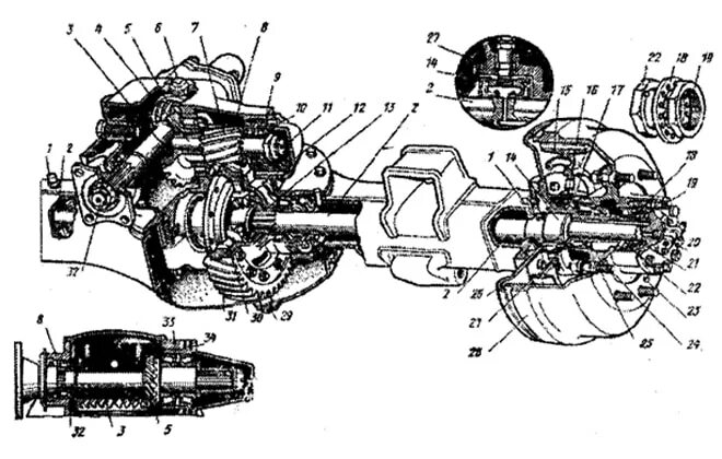 Редуктор заднего моста ЗИЛ 131 схема. Задний редуктор ЗИЛ 131. Редуктор среднего моста ЗИЛ 131 схема. Схема заднего моста ЗИЛ 131. Средний мост зил 131