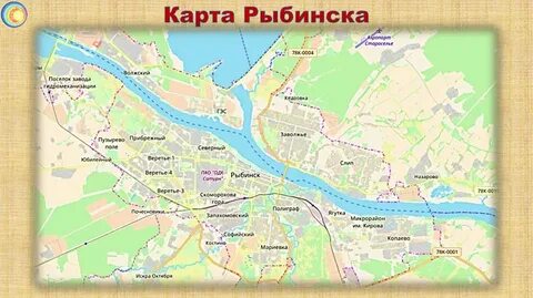 Подробная карта рыбинск