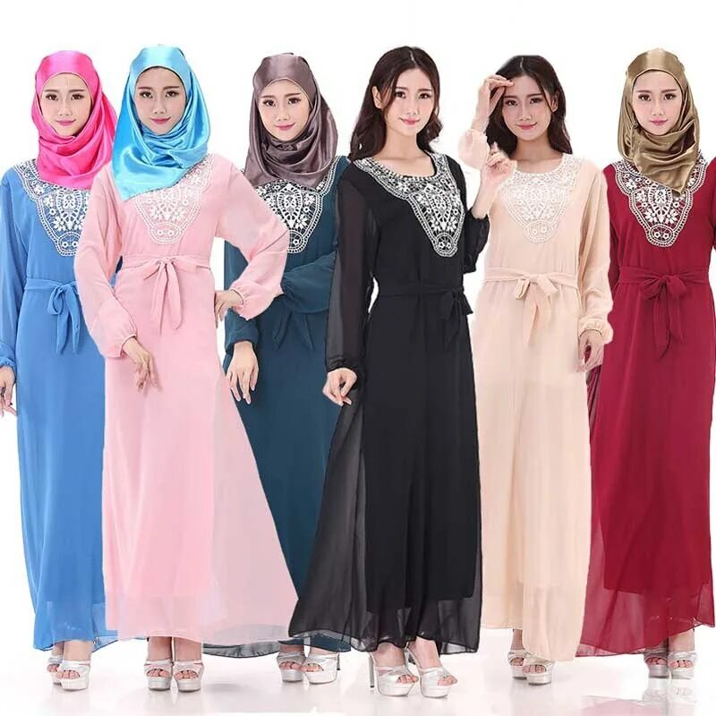 Исламская женская одежда. Мусульманские одежда hayat 2025 абая. dubai abaya женские платье.