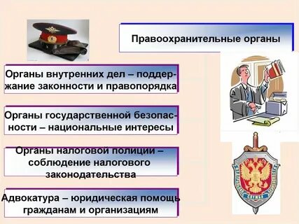 5 назовите известные вам правоохранительные органы